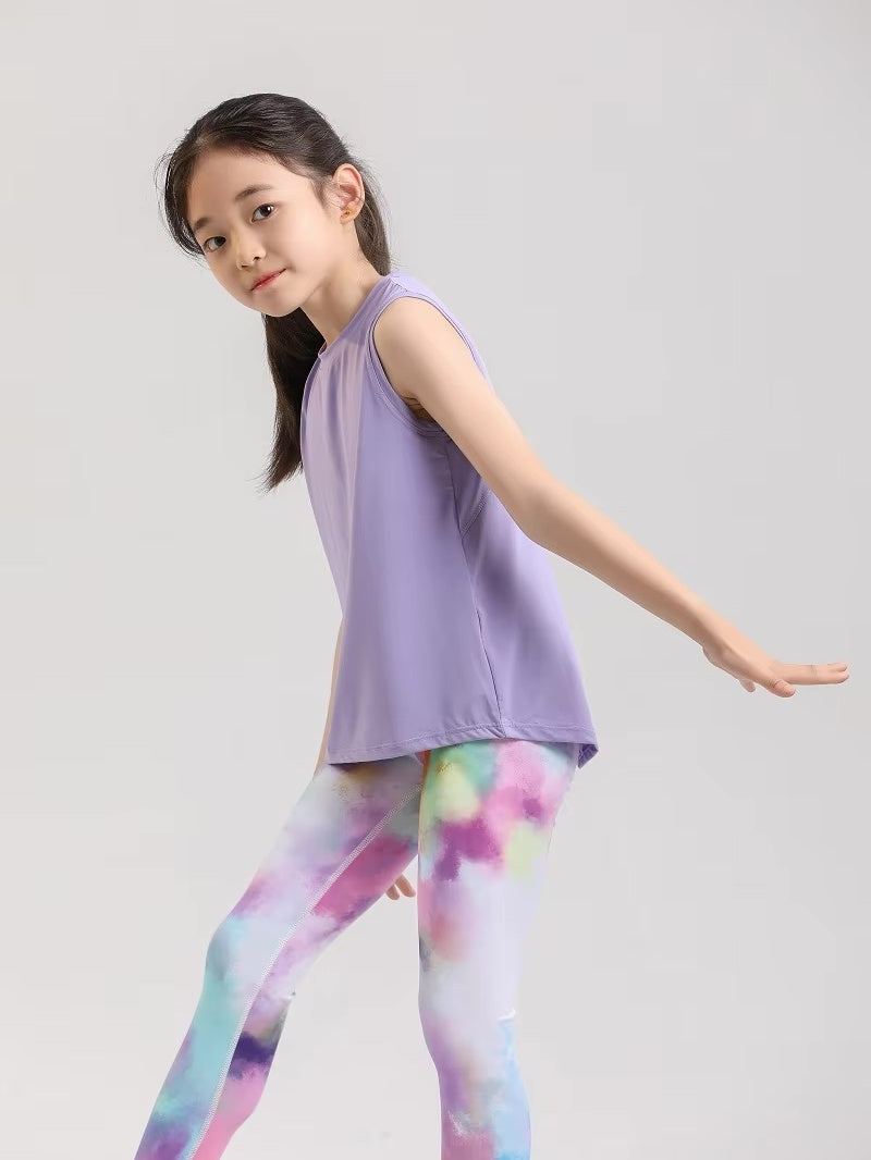 ジュニアカラフル&ベーシック ストレッチレギンス