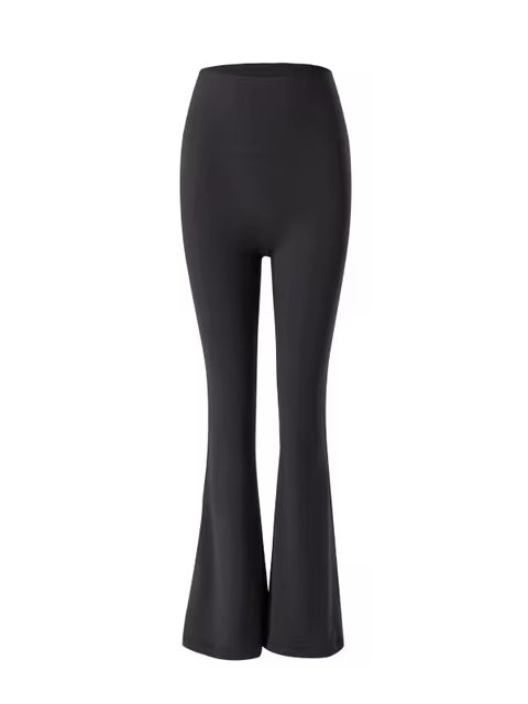 ハイウエスト フレアフィットレギンス