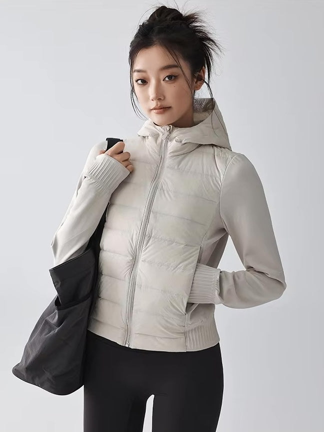 ライトダウンフーディージャケット