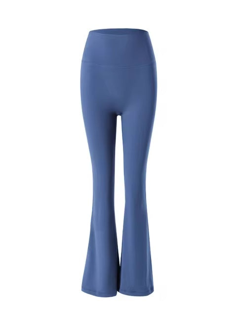 ハイウエスト フレアフィットレギンス