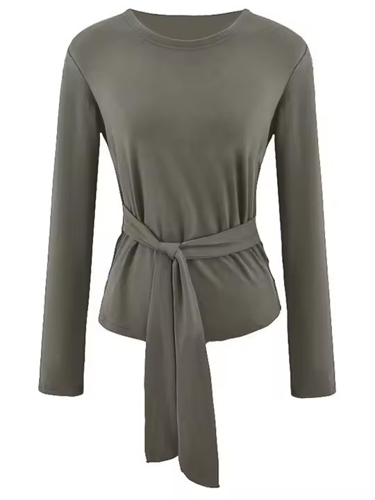 リボンタイルーズフィットチュニック