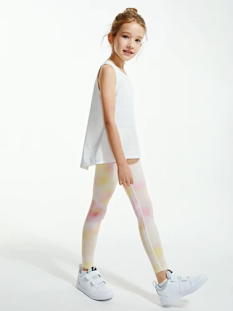 ジュニアカラフル&ベーシック ストレッチレギンス