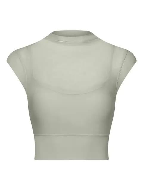 メッシュフェミニン ヨガトップス