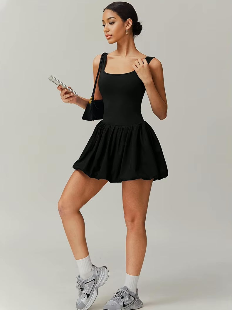 エアリーフレア・パフワンピース