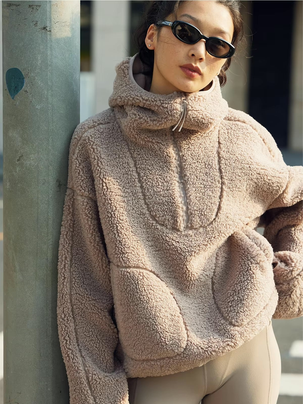 ハイネックフリースジャケット