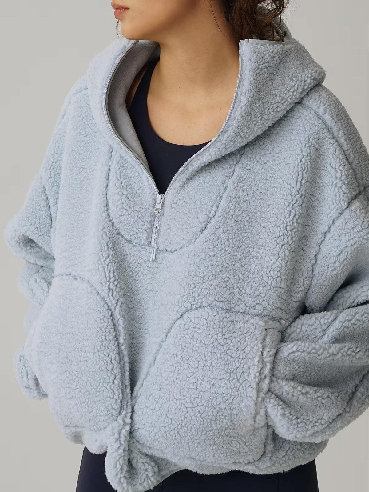 ハイネックフリースジャケット