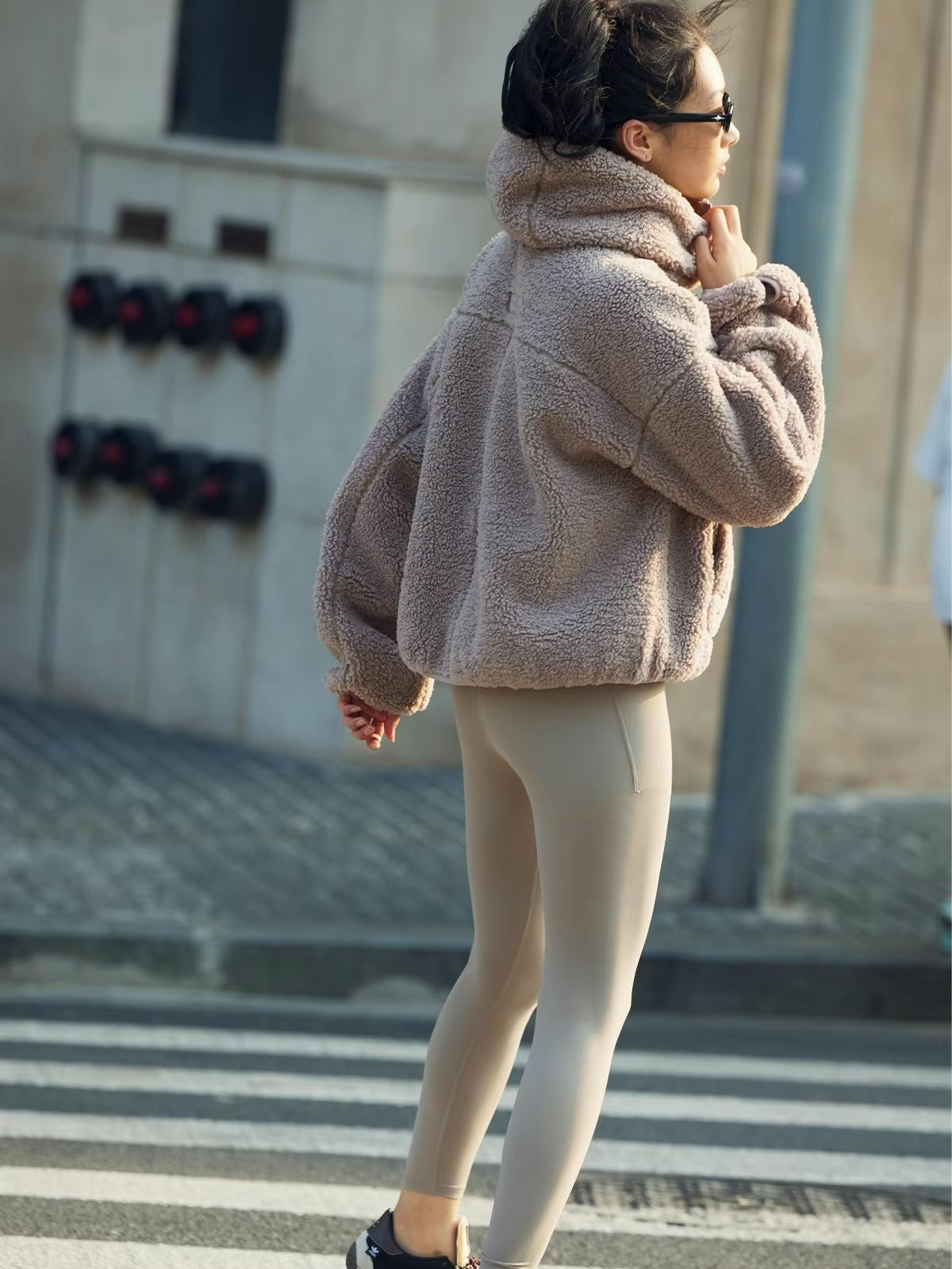 ハイネックフリースジャケット