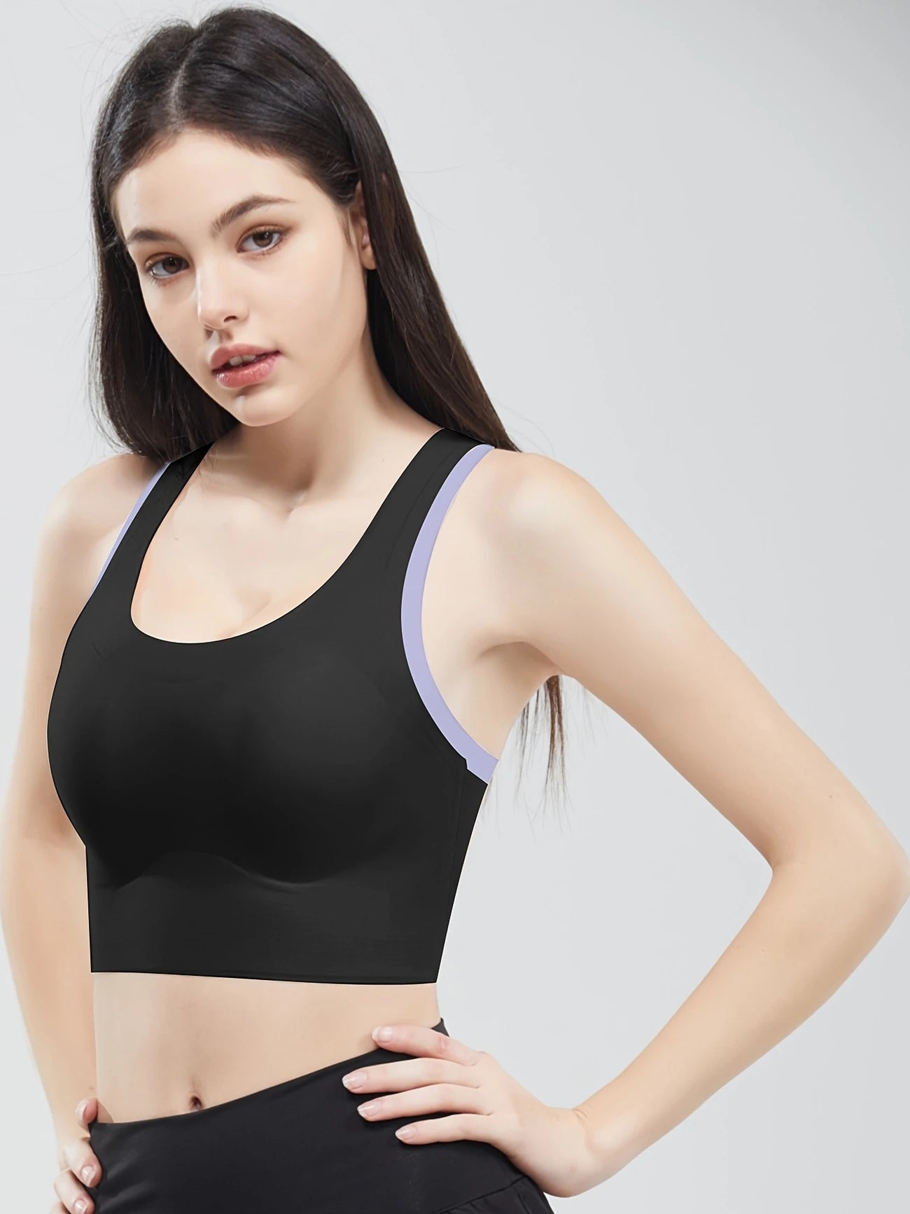 ハイサポートバックオープンシームレスブラ