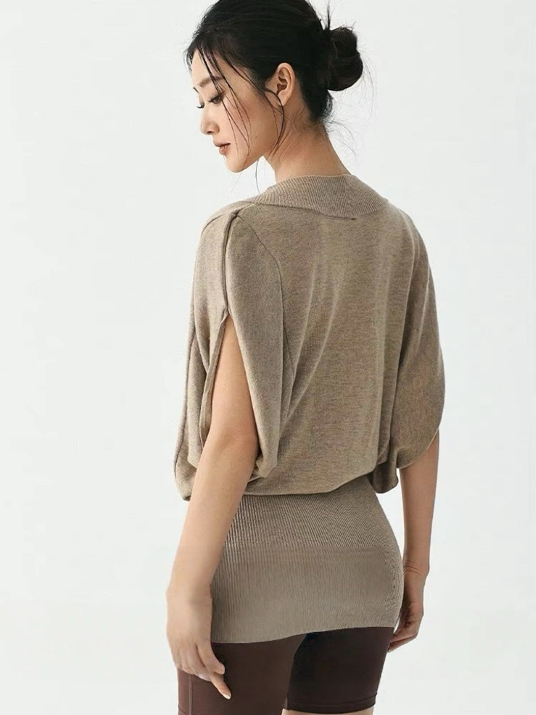 ニットレイヤードボディスーツセット