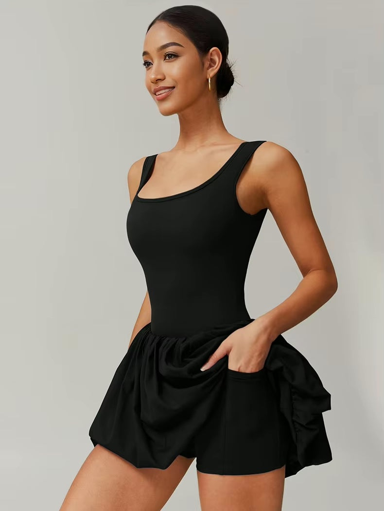 エアリーフレア・パフワンピース