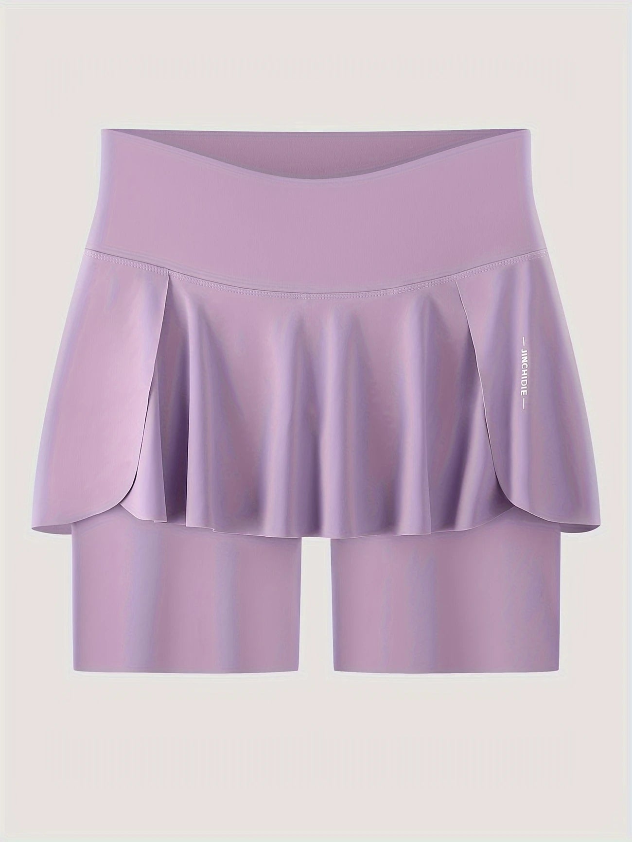 サイドポケットフリルハーフレギンス