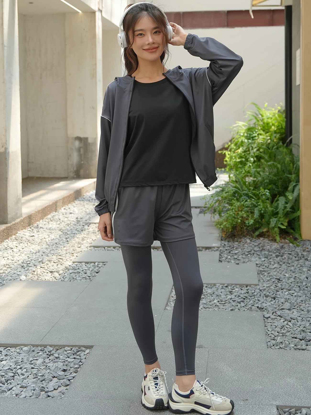 ラインデザインカジュアル3ピースセット