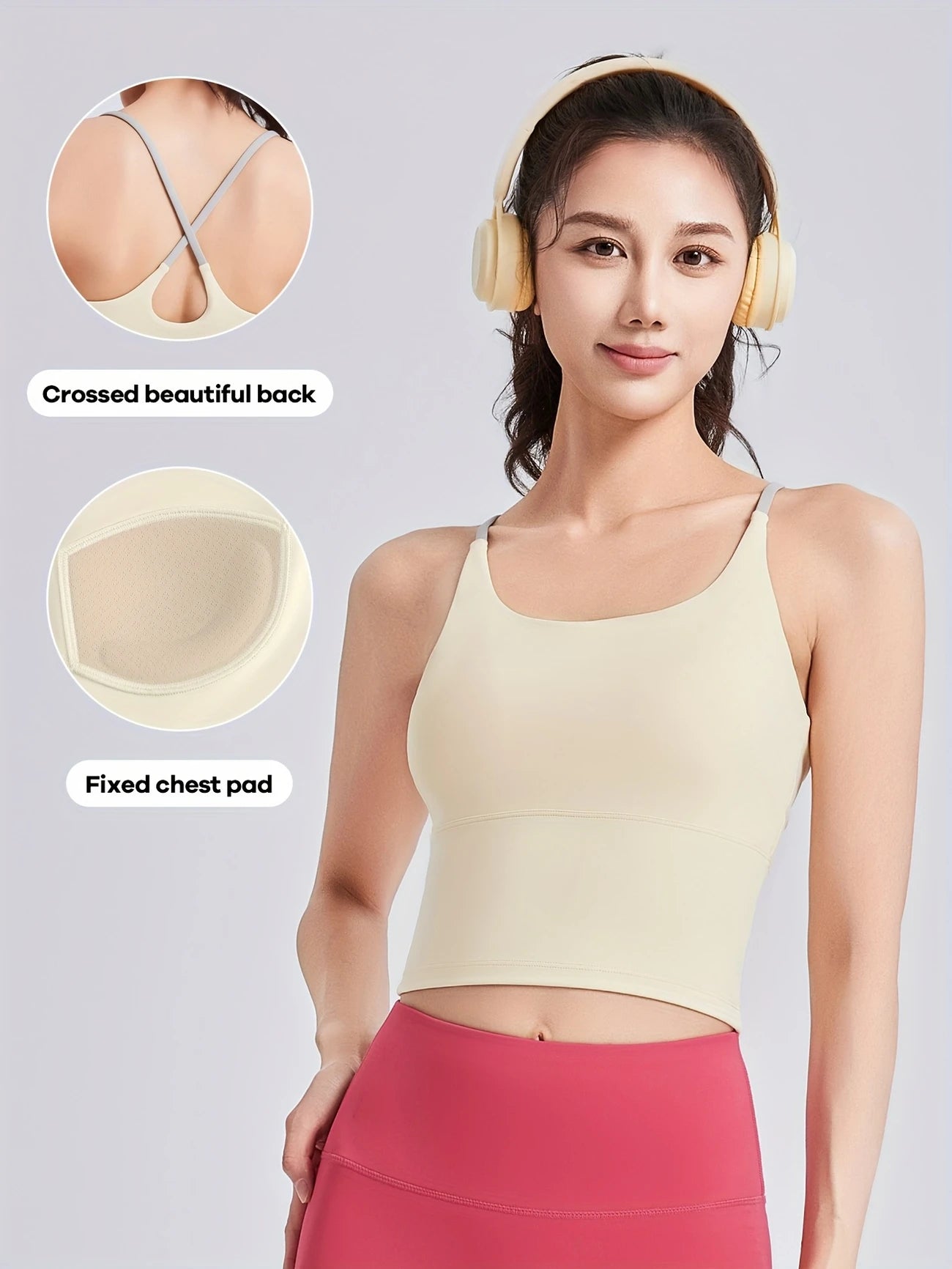 ラウンドネックフィットブラ