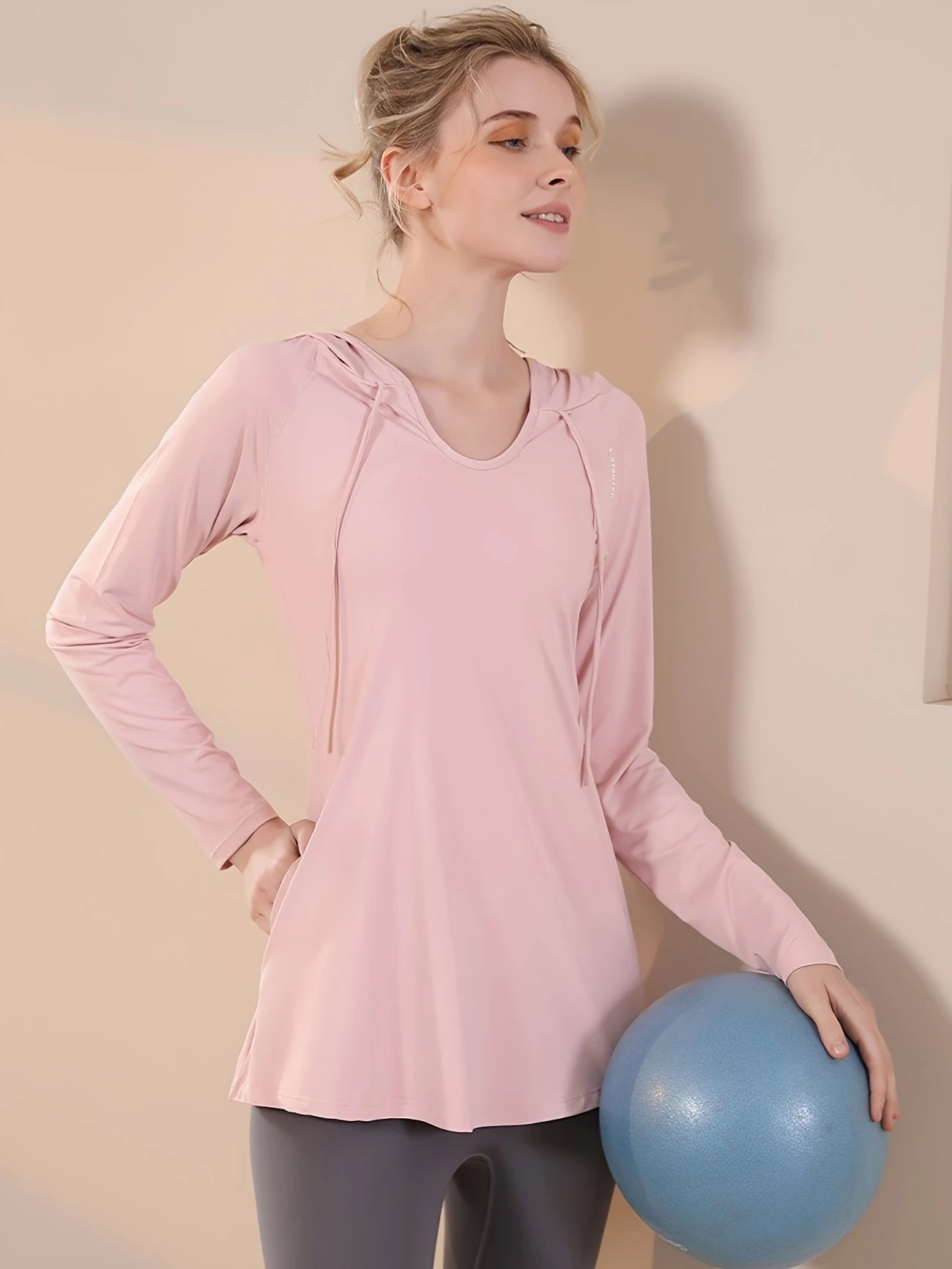 フレックスVネックスポーツトップ