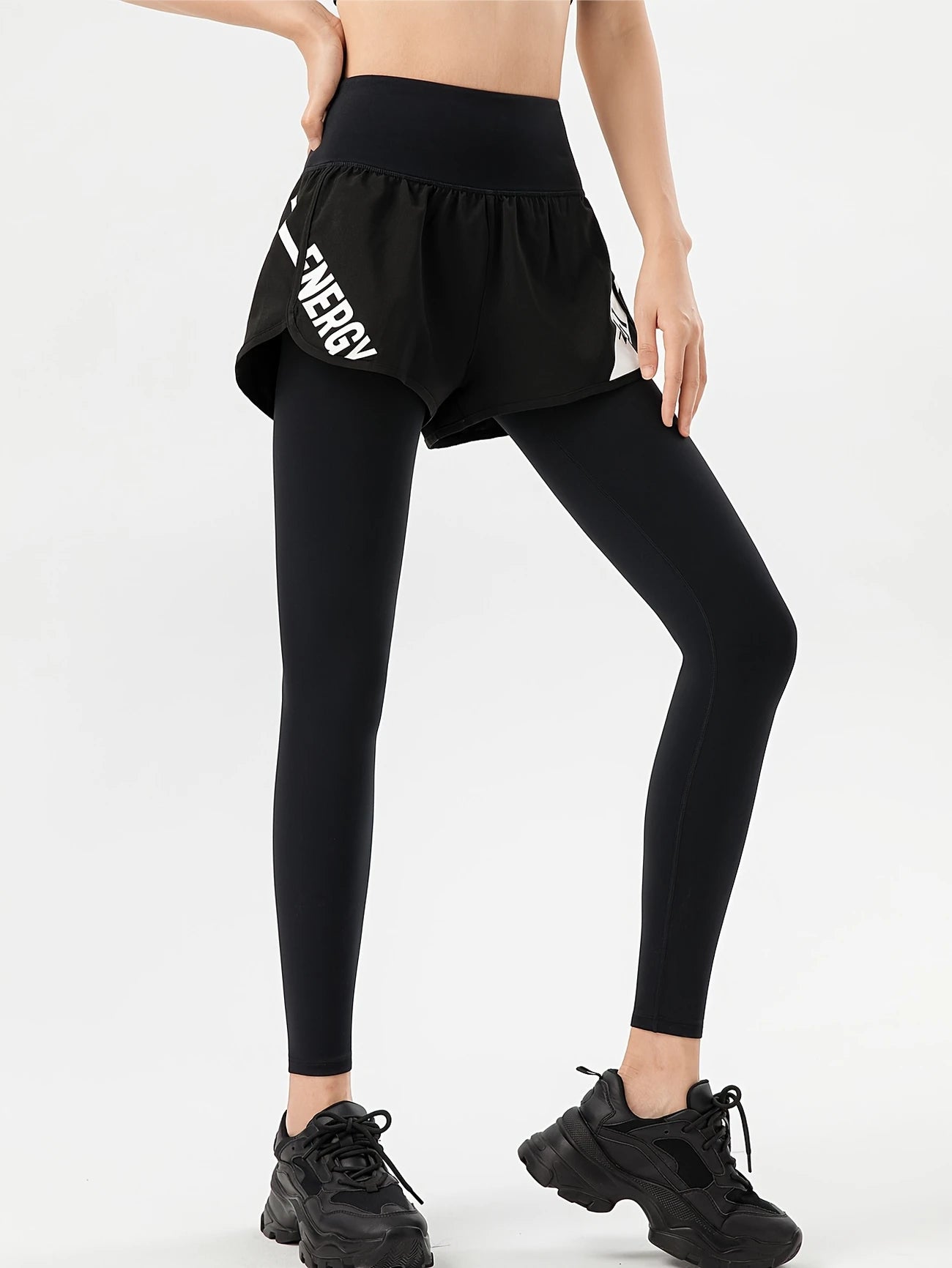 アクティブフリース フィットネスレギンス