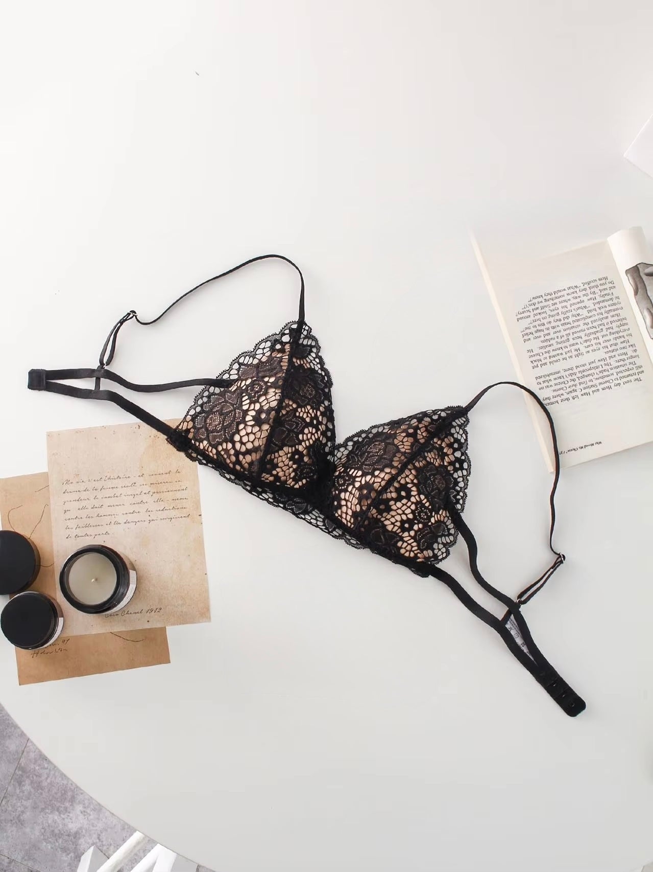 フレンチレース トライアングルブラ