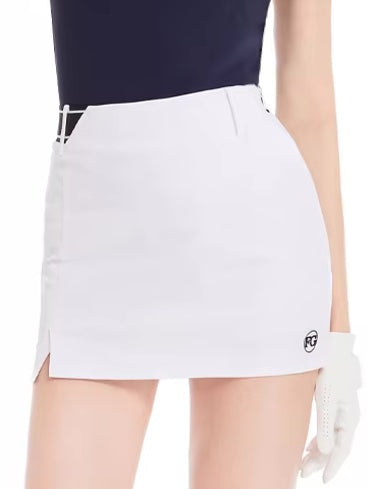 カラーブロック スポーティプリーツゴルフウェアセット