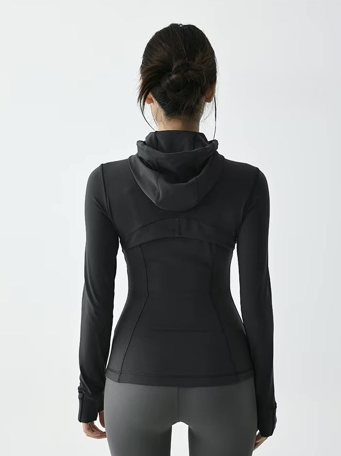 スリムフィット スポーツフーディジャケット