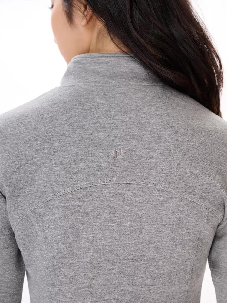 スリムフィットジップアップジャケット