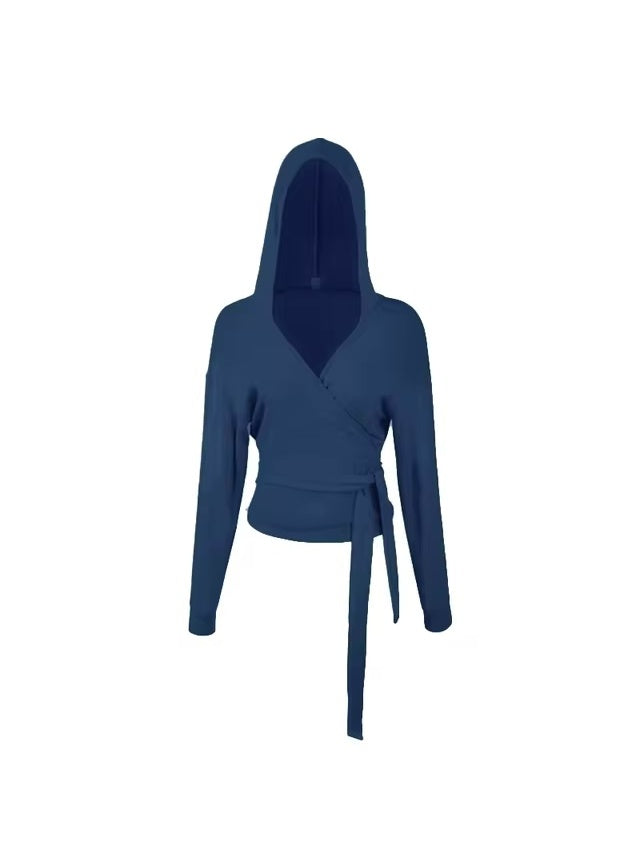 クロスフロント フィットネスフーディ