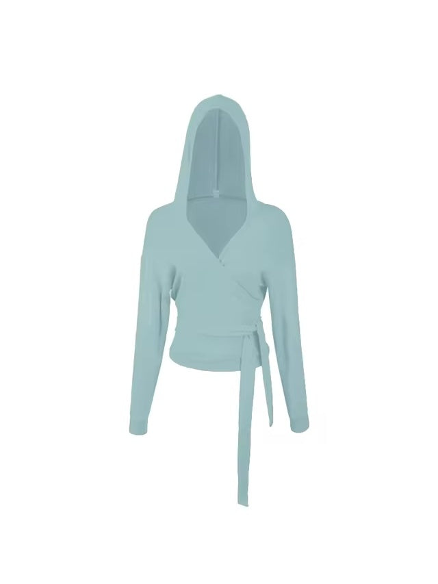 クロスフロント フィットネスフーディ