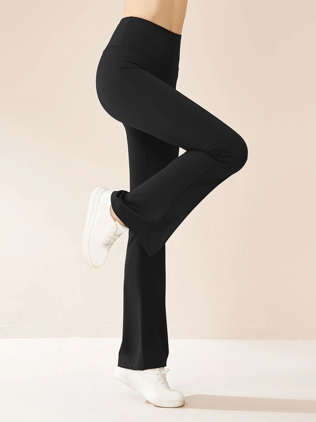 ハイウエストフレアパンツ