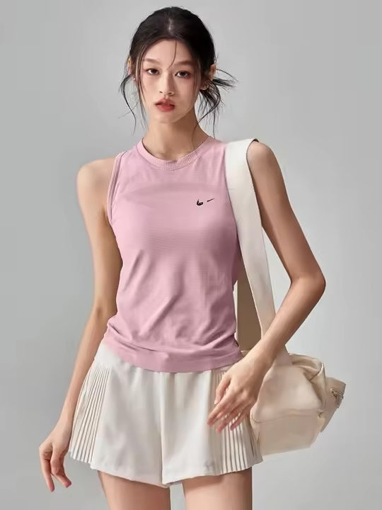 カラフルアクティブノースリーブトップス