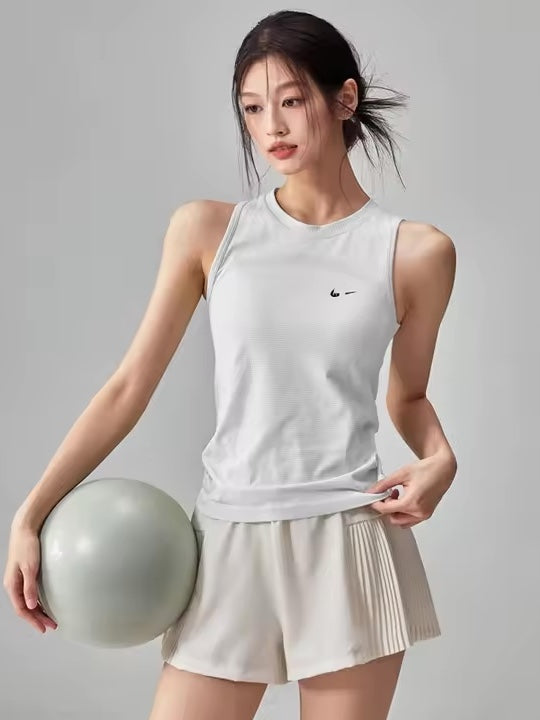 カラフルアクティブノースリーブトップス