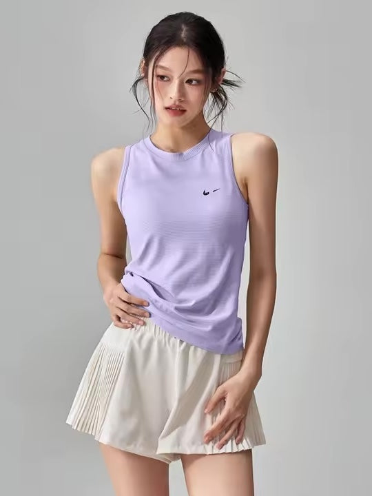 カラフルアクティブノースリーブトップス