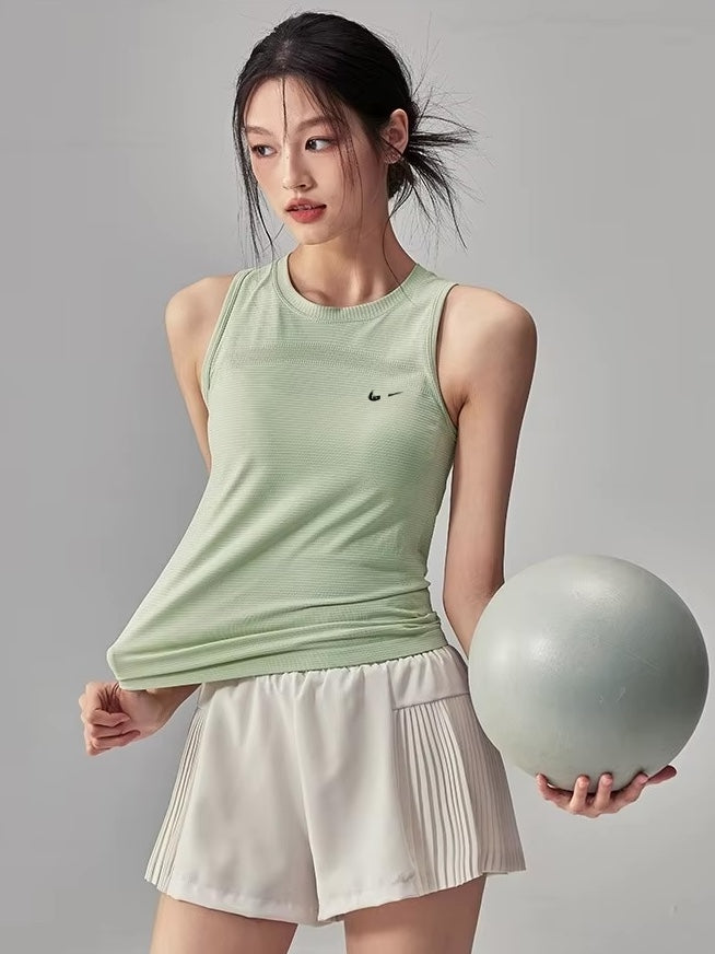 カラフルアクティブノースリーブトップス