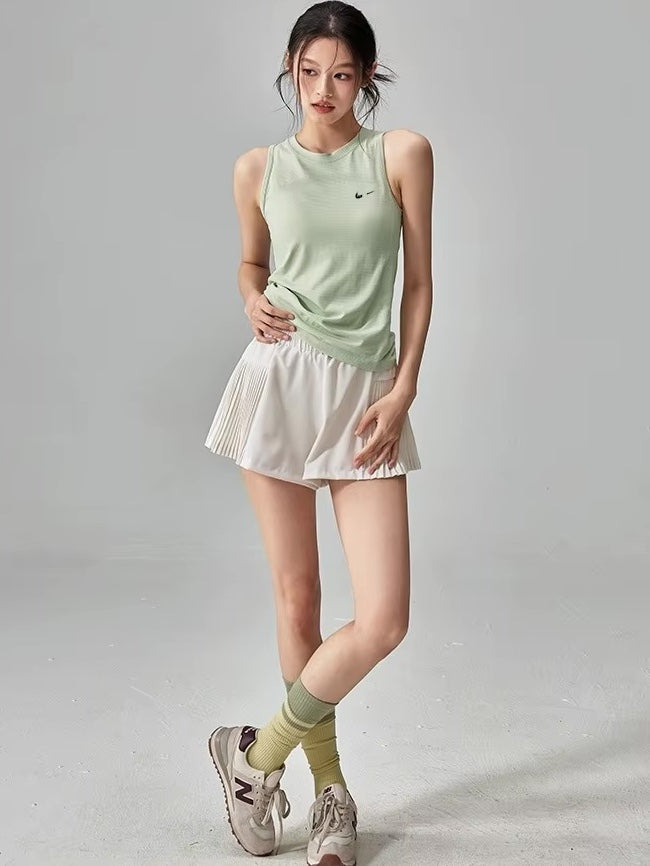 カラフルアクティブノースリーブトップス