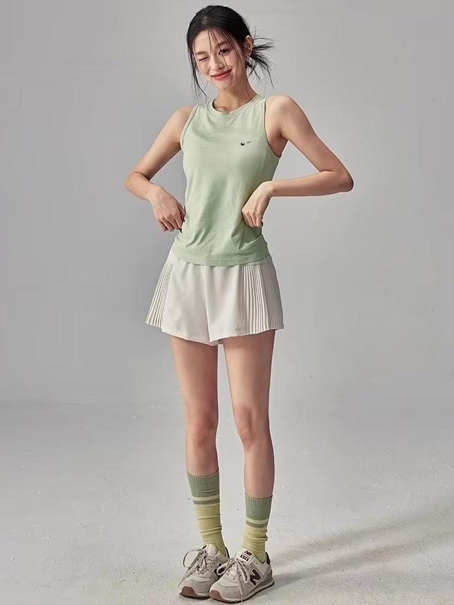 カラフルアクティブノースリーブトップス