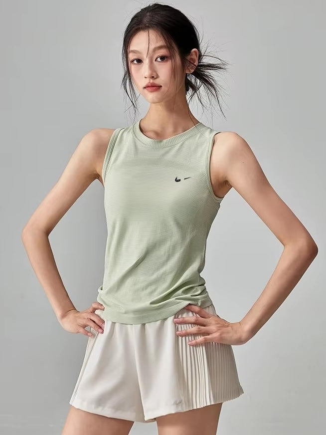 カラフルアクティブノースリーブトップス