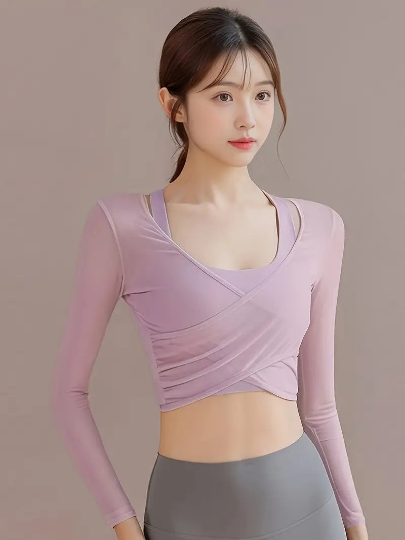 ハイサポートブラ&フロントクロストップスセット