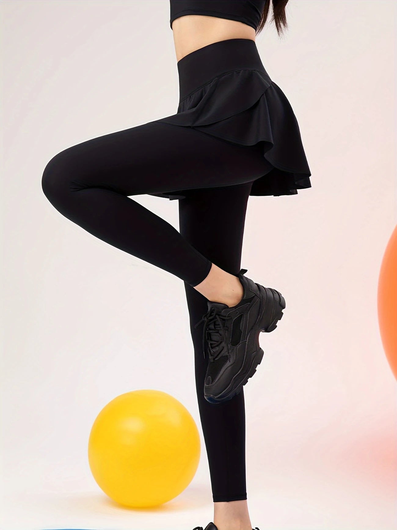 バックポケットハイウエストヨガレギンス