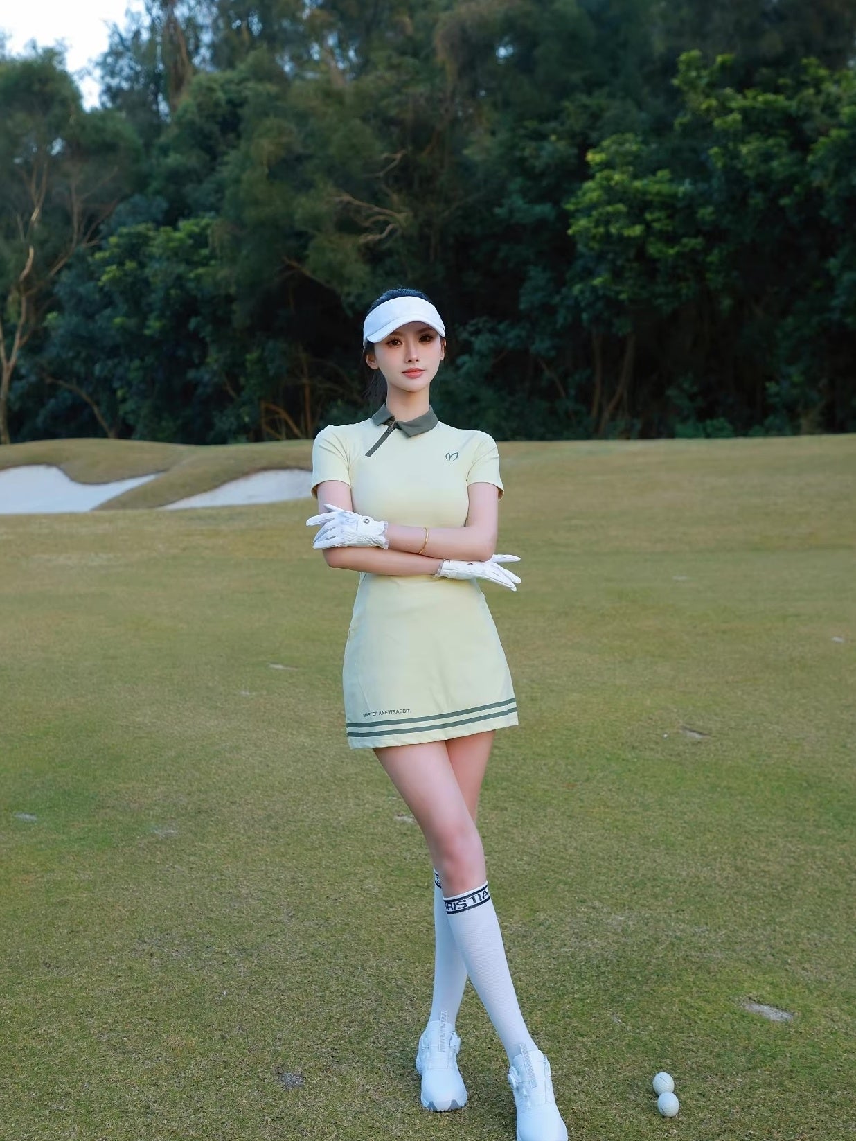 エレガントフィット ゴルフワンピース