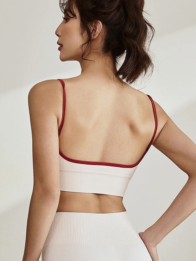 バイカラーレディスポーツブラ