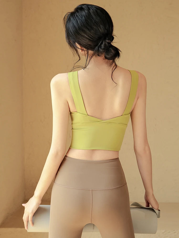 ワイドストラップハイサポートブラ