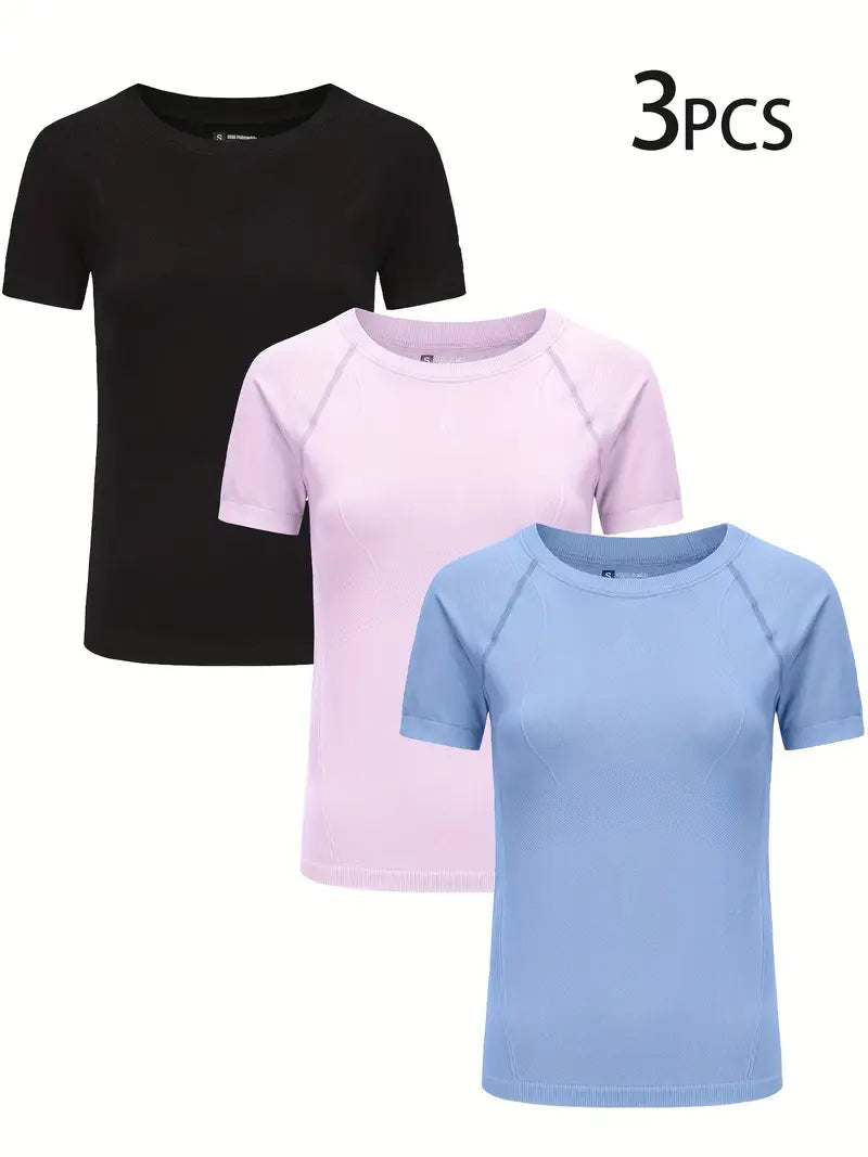 クルーネック Tシャツ3ピースセット