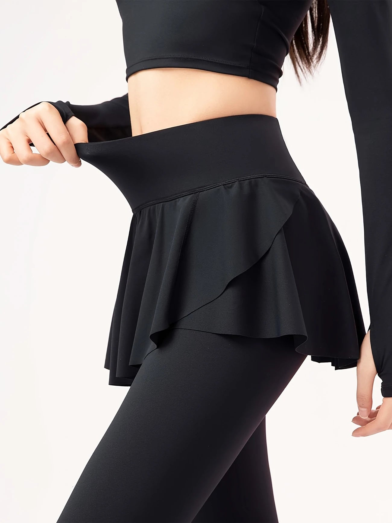 バックポケットハイウエストヨガレギンス