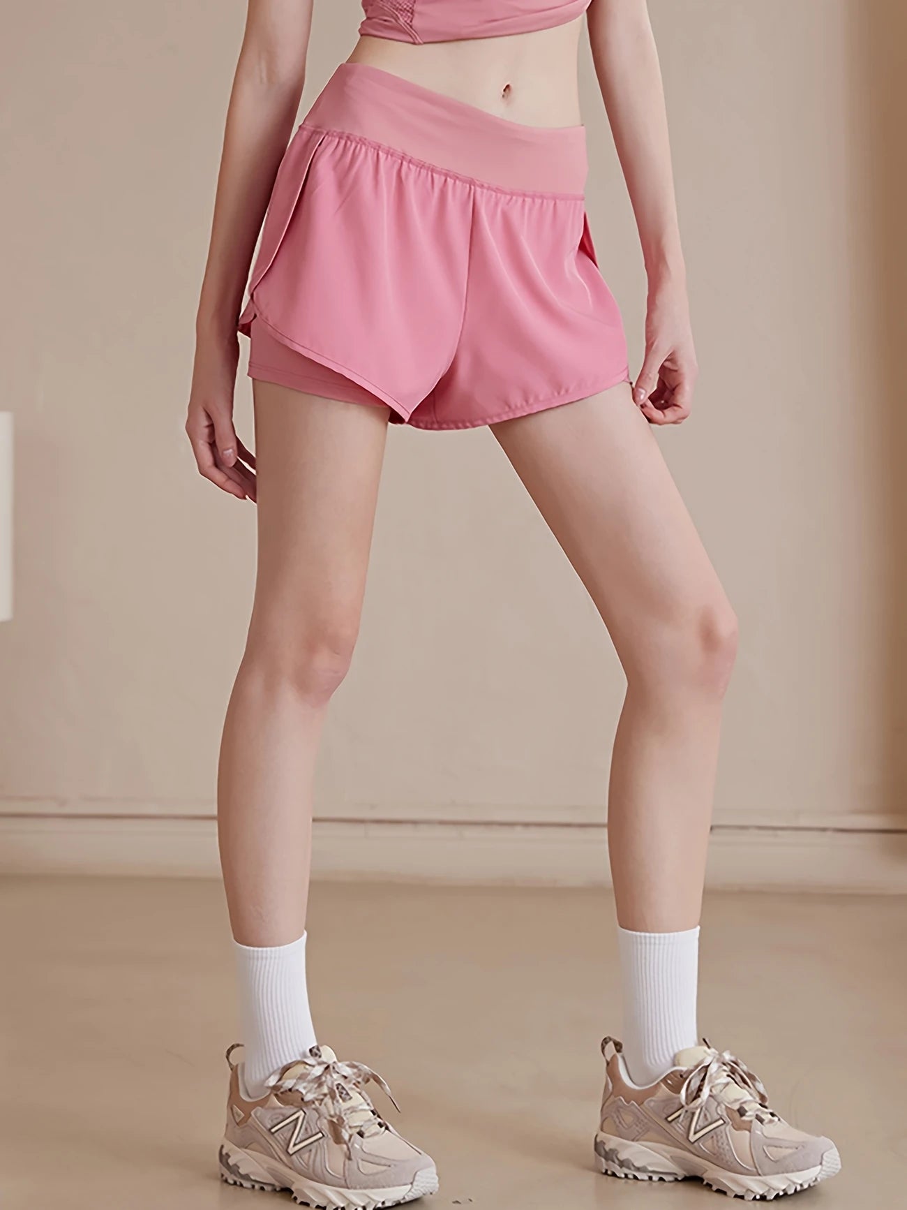 ハイウエストヨガショートパンツ