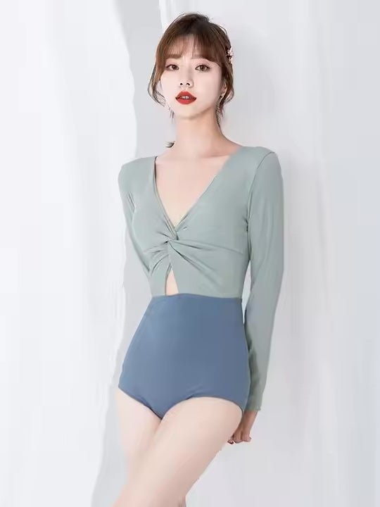 ツートーンスタイルアップワンピース