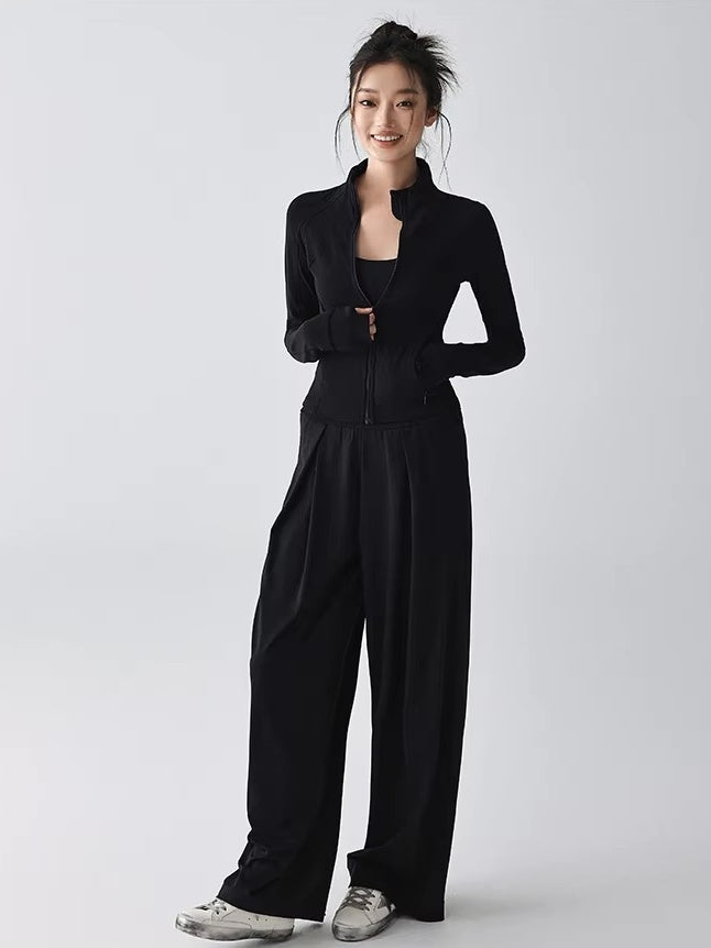 スリムフィット ハイネックジャケット