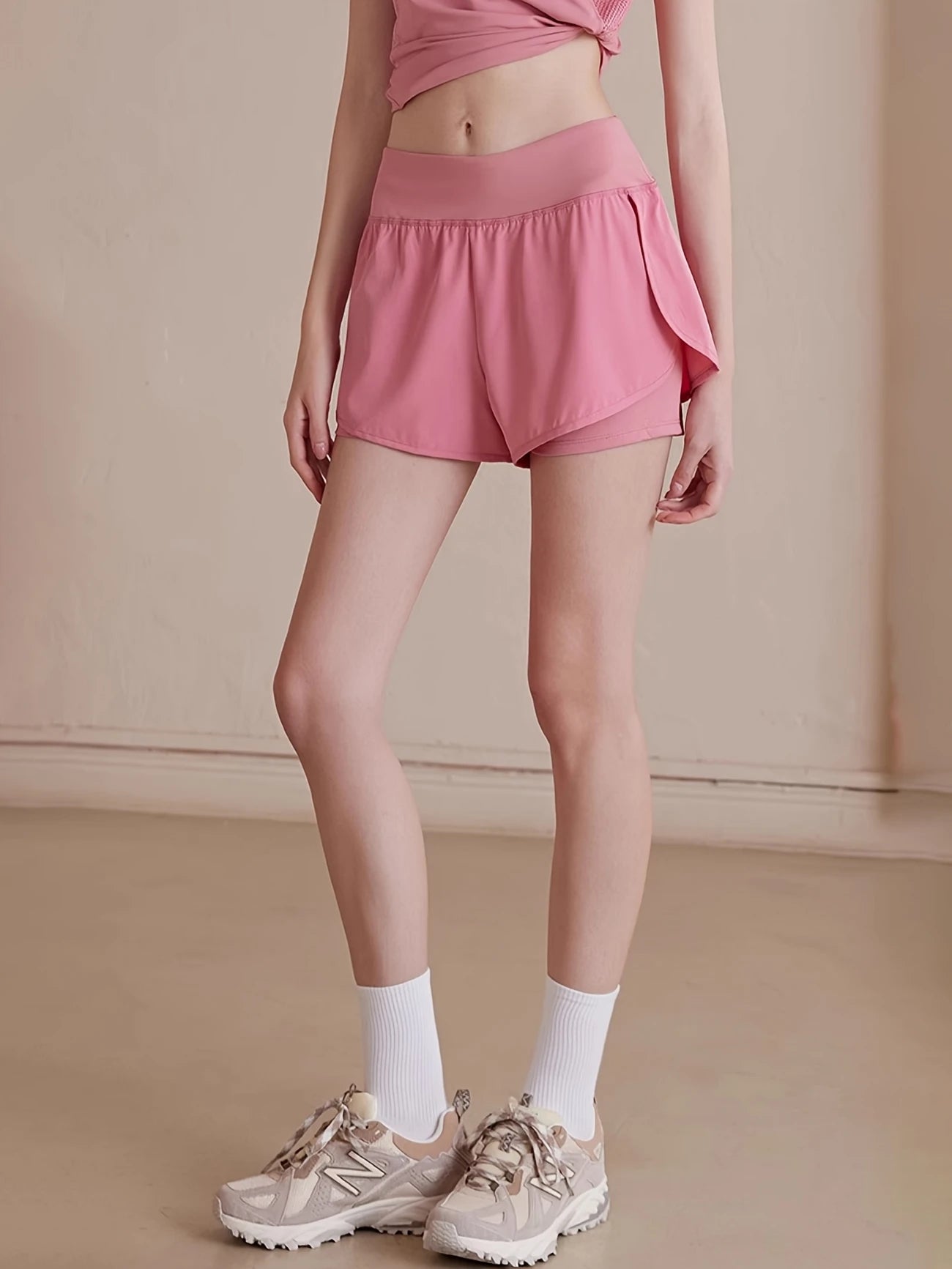 ハイウエストヨガショートパンツ