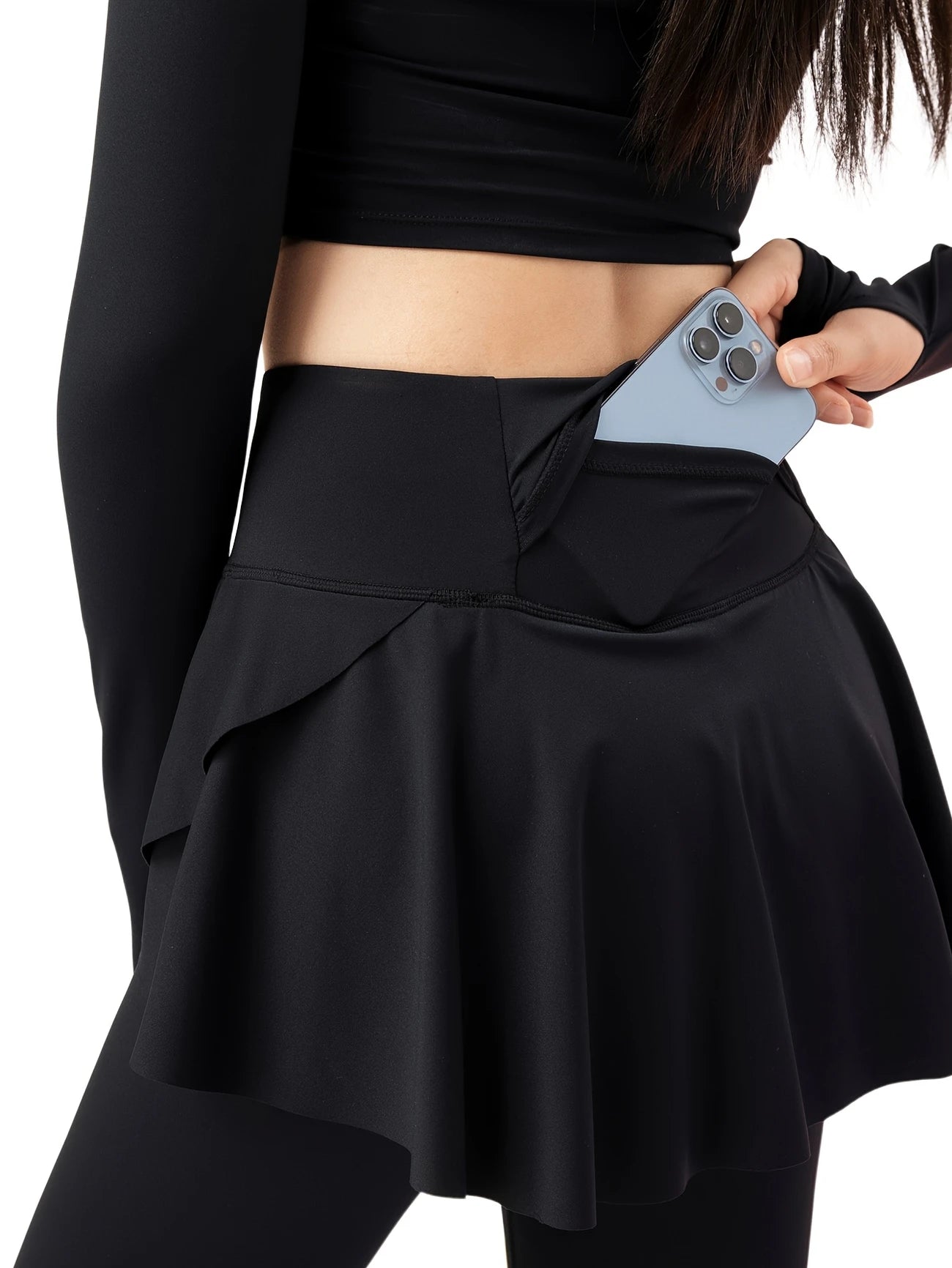 バックポケットハイウエストヨガレギンス