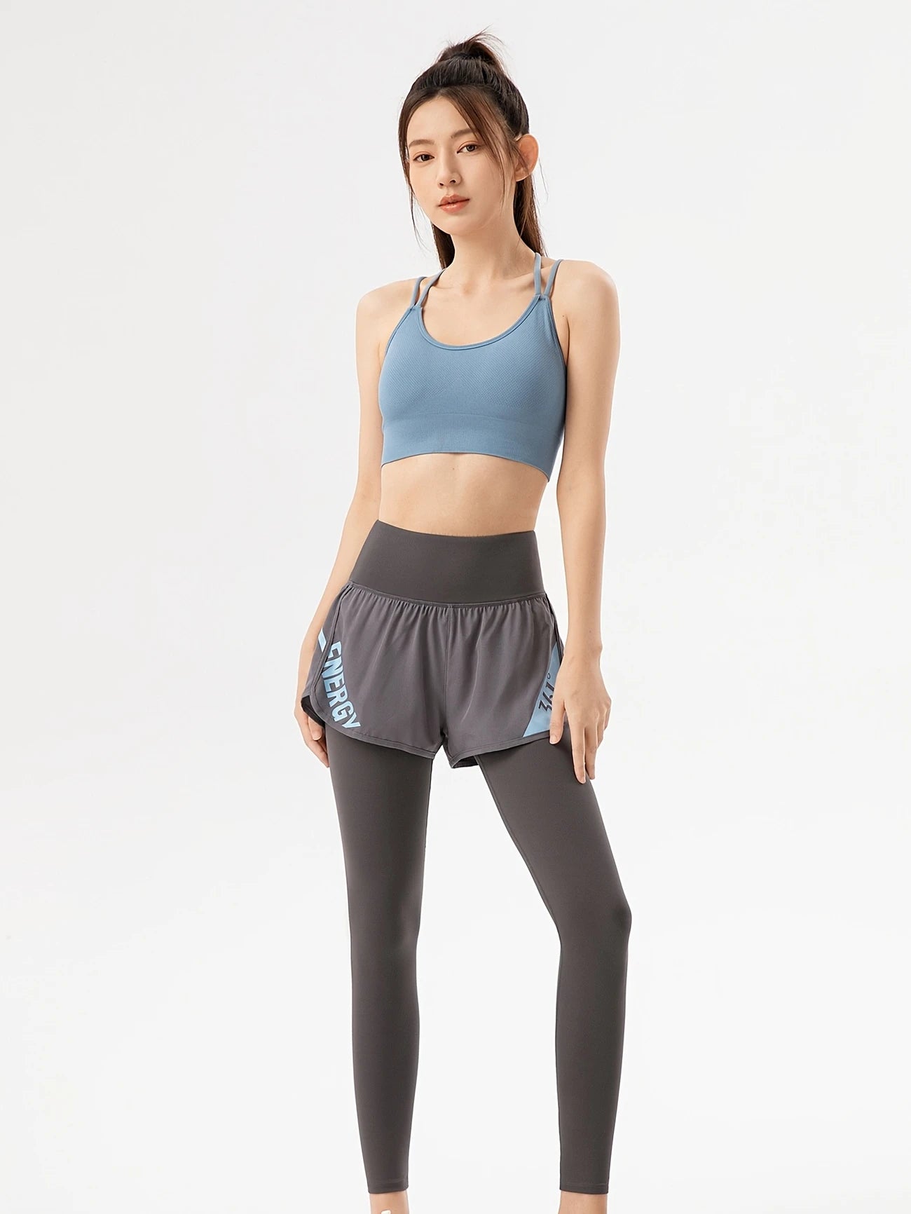 アクティブフリース フィットネスレギンス