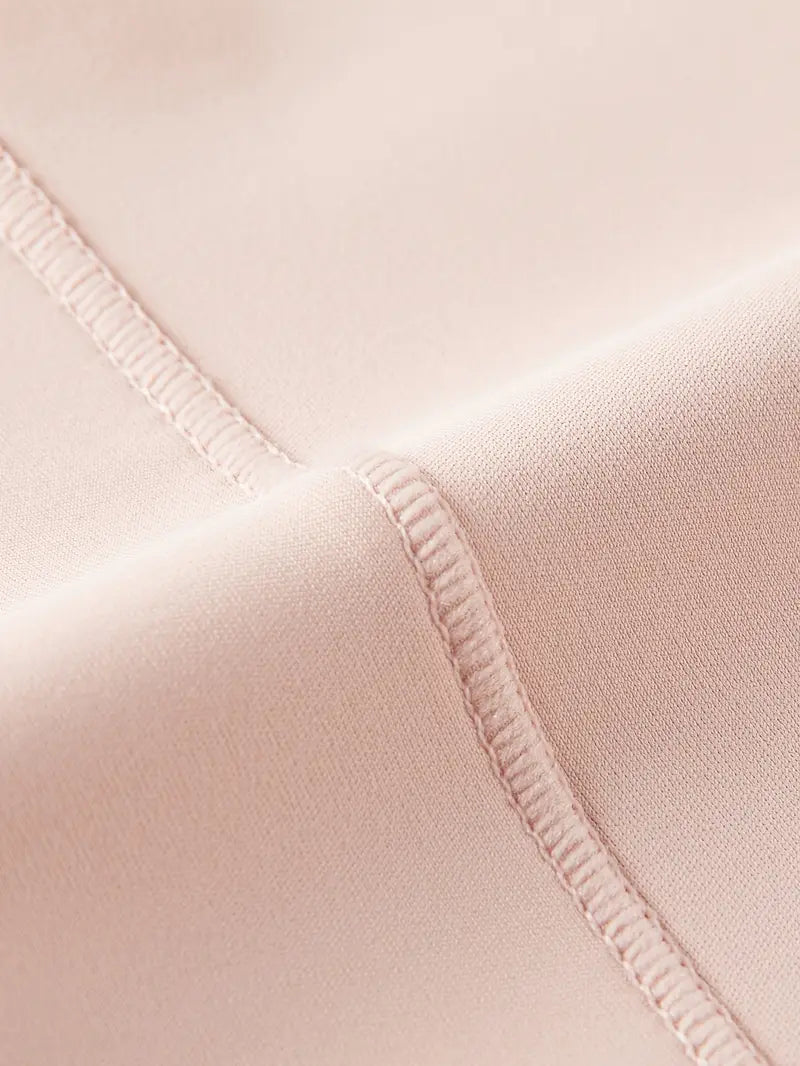 ハーフジップスリミングトップス