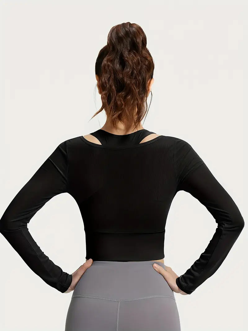 2ピースライクメッシュトップス