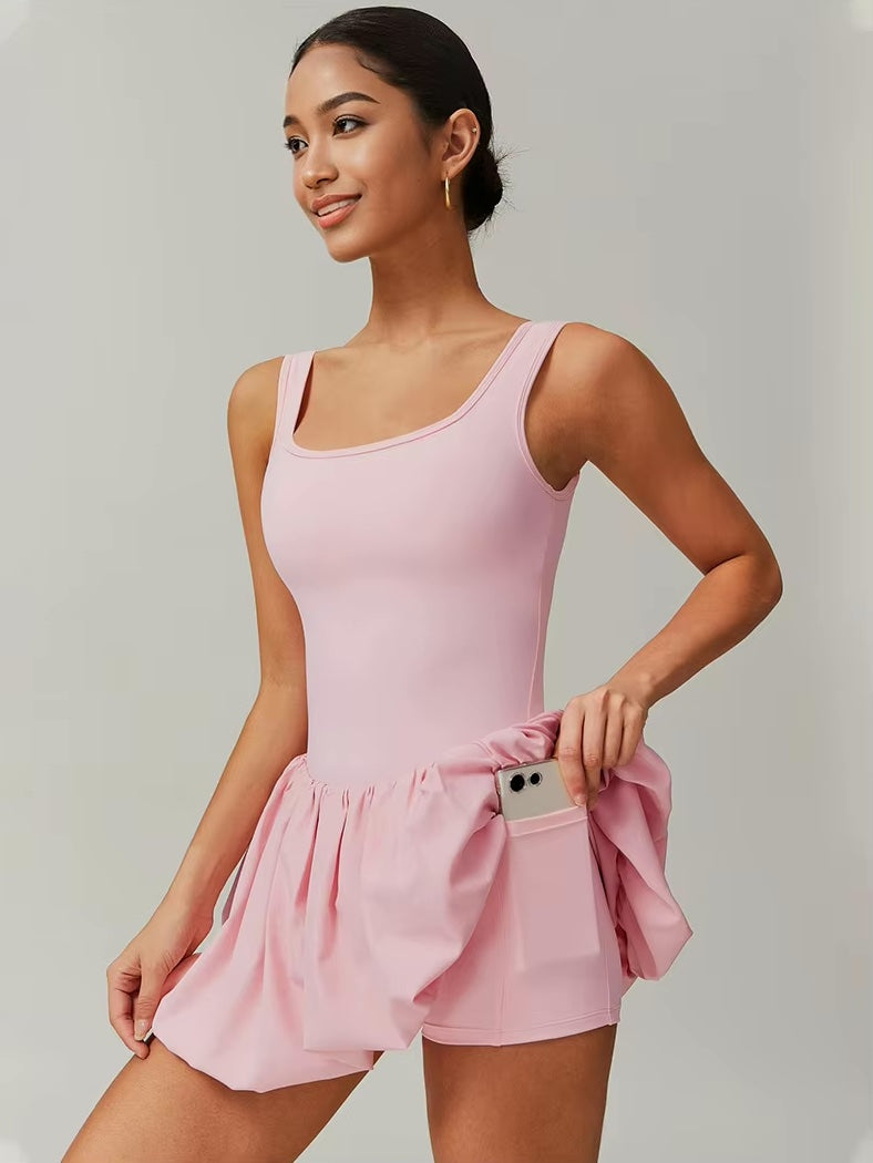 エアリーフレア・パフワンピース