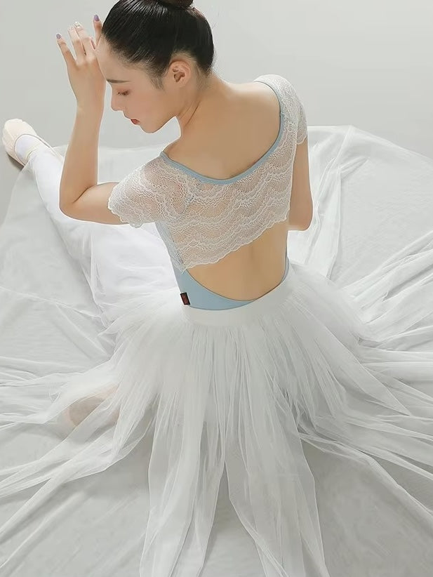 クラシカルレース バレエレオタード